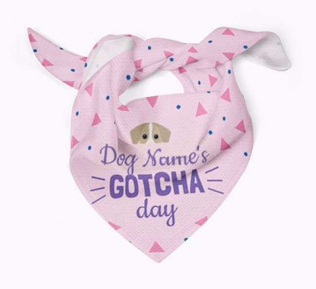 'Gotcha Day' - Personalised {breedFullName} Bandana